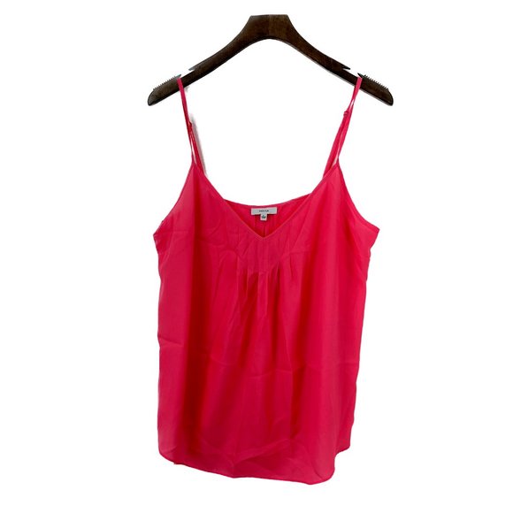 TALULA Neon Pink Pleated Detail Blouse Top Size L - Picture 1 of 3